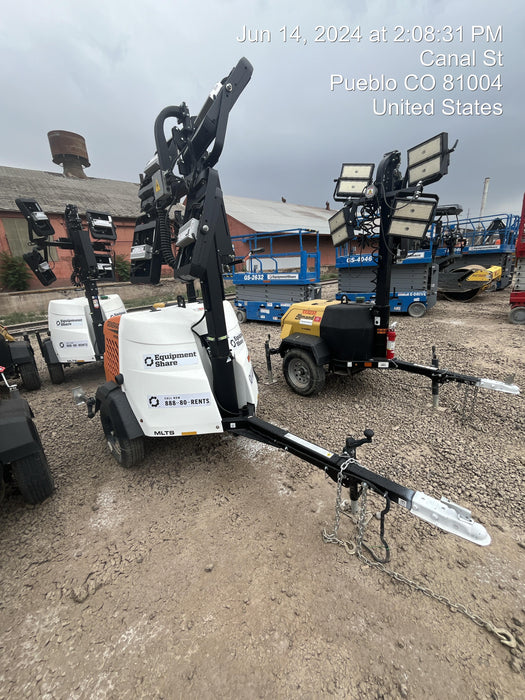 2023 Generac MLT2 Diesel, Flex Switch 120V Input, Powerzone Controller, 
(4) 320W LED Lights, 4kW Generator, 39.9 Gal Fuel Tank, 2" Ball, T3