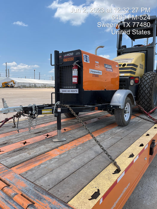 2022 Lincoln Electric LE400 Kubota V1505, Trlr, Cable Rack, Light Kit, ES Decals, T3