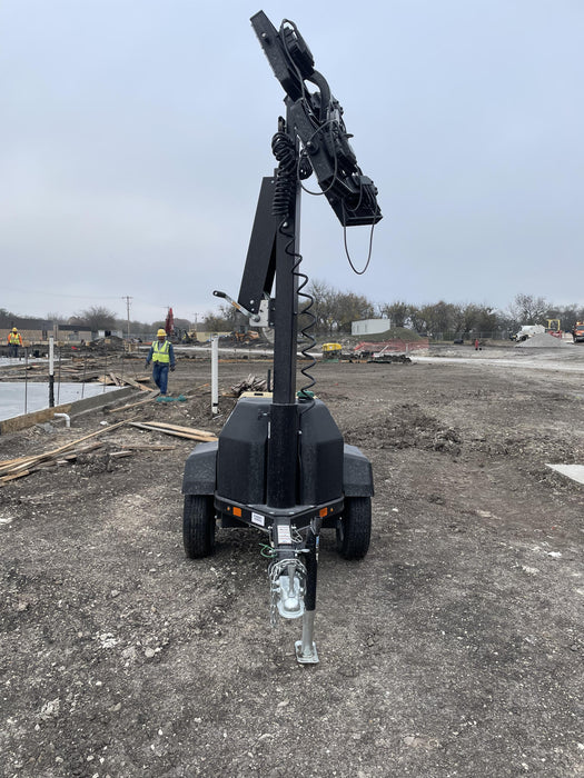 2022 Allmand NLV3GR (4) LED Light Fixture 350W, 23' Vertical Mast, 3kW Prime, Towable, ES Decals, T3