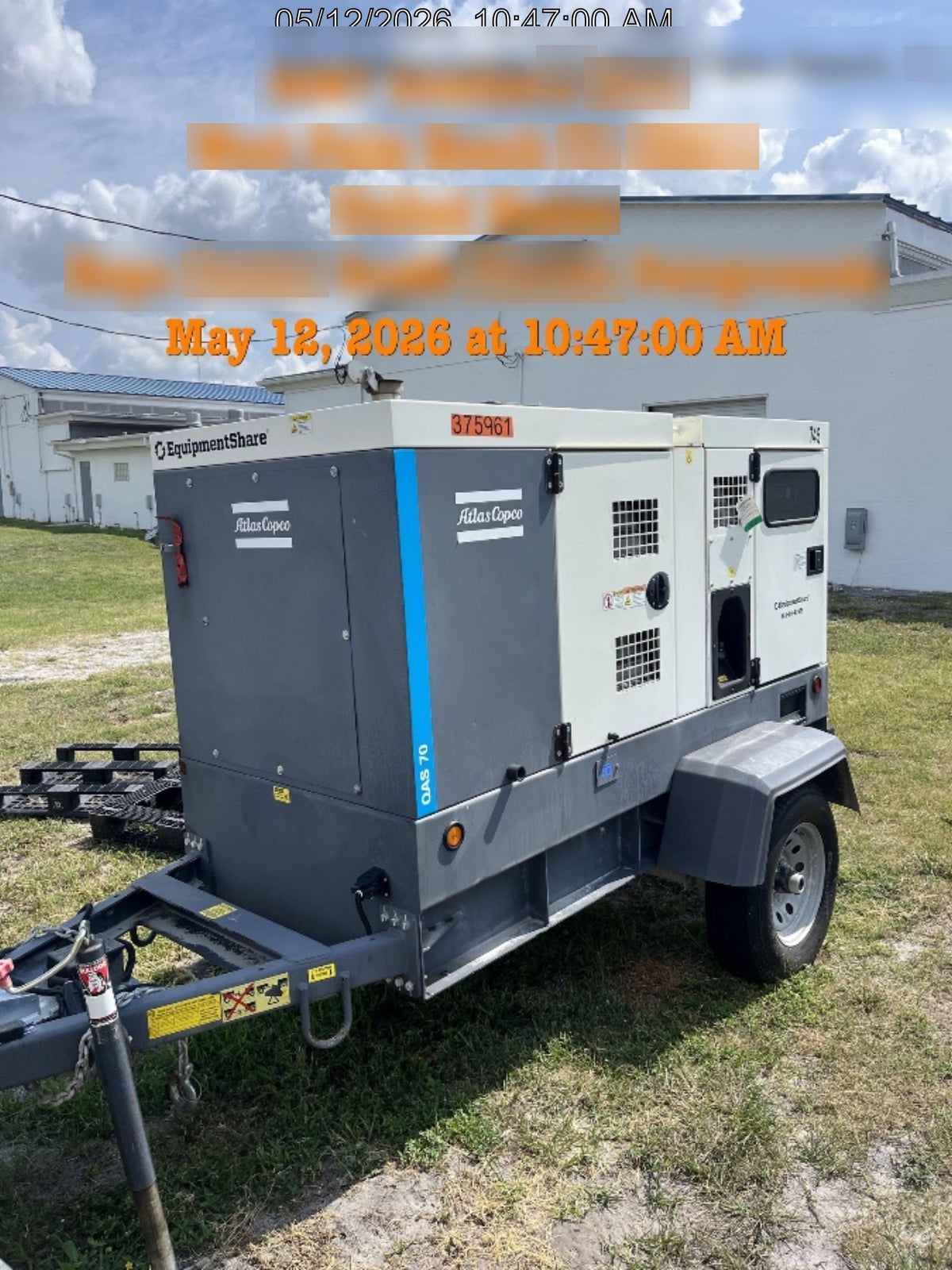 2023 ATLAS COPCO QAS 70