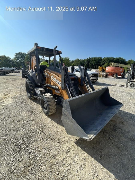 2020 Case 580N EP - Extendable Backhoe Canopy 4WD, Extendable Stick, Pilot Controls, 2 Way Hydraulics, Ride Control, TAG Manual QC