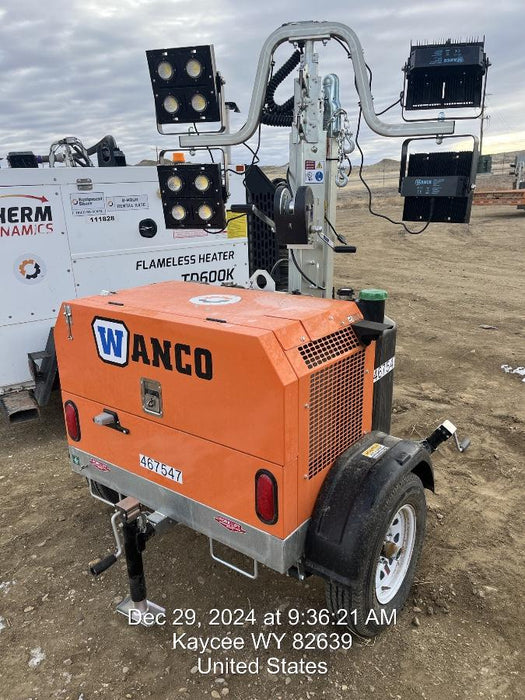 2024 Wanco WLTT-4MM4K Diesel, Deep Sea Controller, Shore Power Plug, Auto Start, (4) 350W LED Floodlights, 4kW Generator, 60 Gal Fuel Tank, 2" Ball, T3