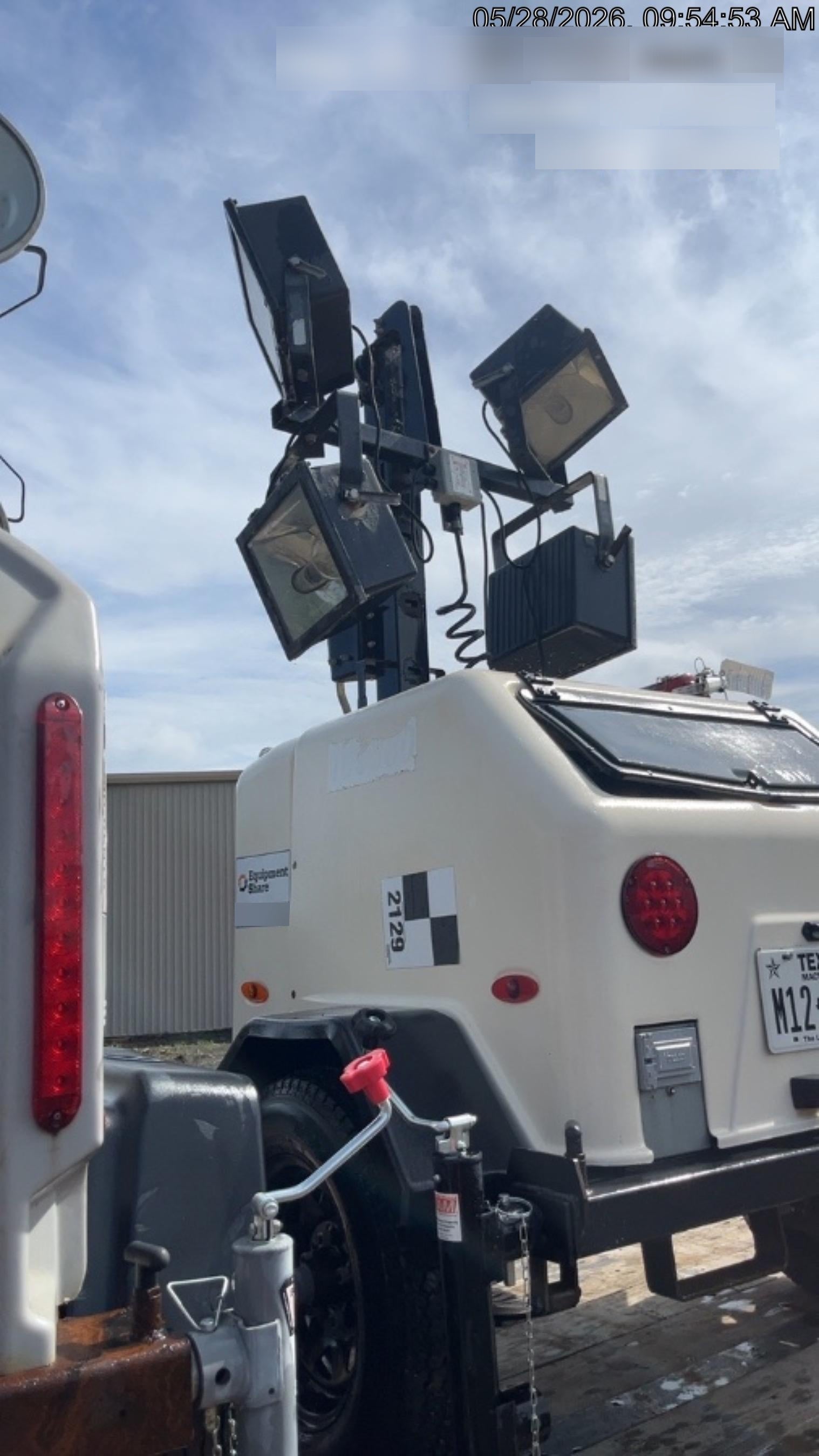 2020 Genie RL4 6kW Light Plant - Metal Halide