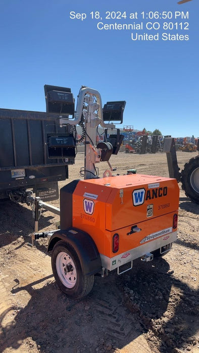 2023 Wanco WLTT-4MM4K Diesel, Deep Sea Controller, Shore Power Plug, Auto Start, (4) 350W LED Floodlights, 4kW Generator, 60 Gal Fuel Tank, 2" Ball, T3
