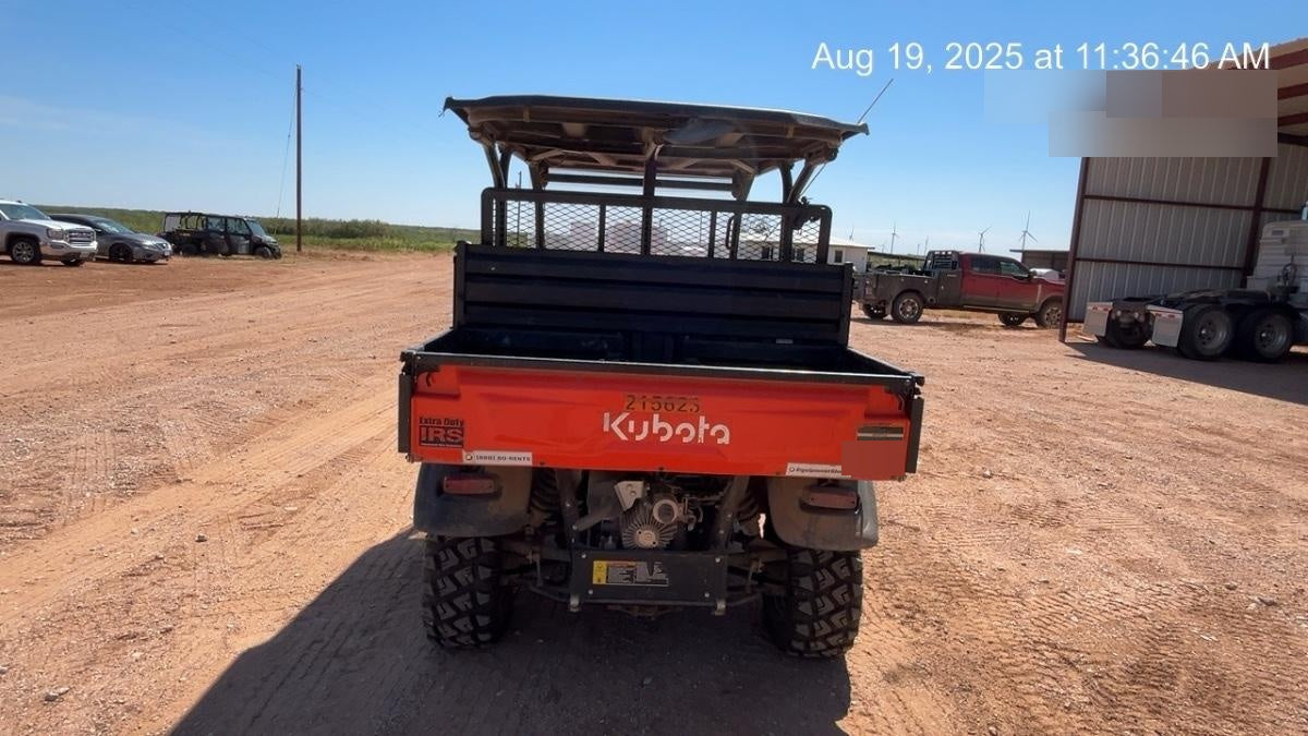 2022 Kubota RTV-X1140W-H Plastic Canopy, Windshield Acrylic Clear, LED Strobe Light, Wire Harness Kit, Back up Alarm