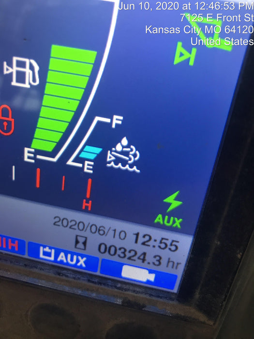 2018 Takeuchi TL12V2C Takeuchi TL12V2C Cab Skid Steer Track Loader, 80" HD dirt bucket with 9 teeth