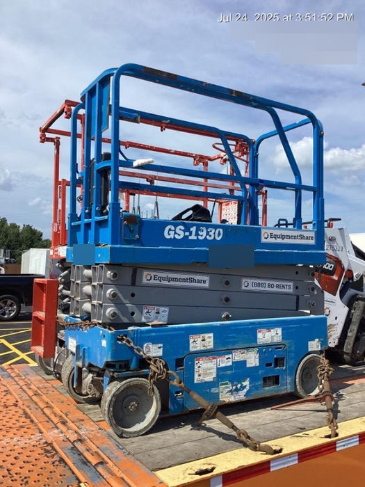 2019 Genie GS-1930 Genie GS-1930 Scissor Lift w/Standard Options