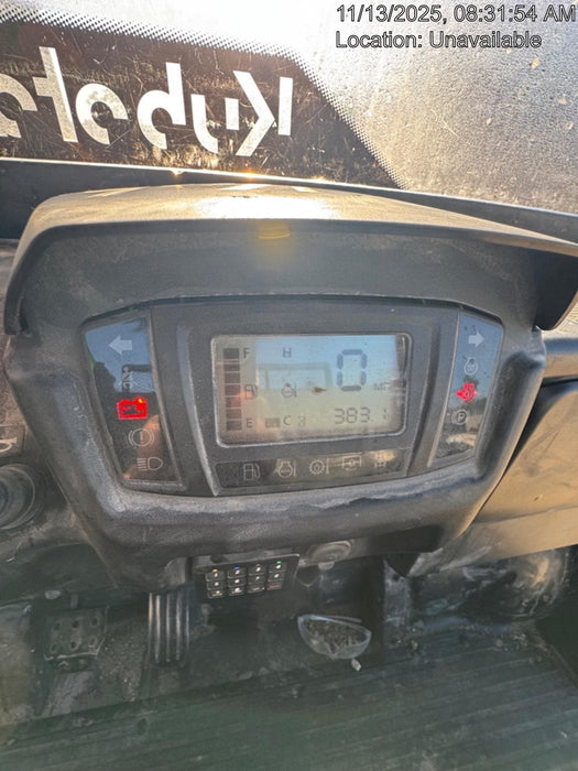 2022 Kubota RTV-X1140W-H Plastic Canopy, Windshield Acrylic Clear, LED Strobe Light, Wire Harness Kit, Back up Alarm