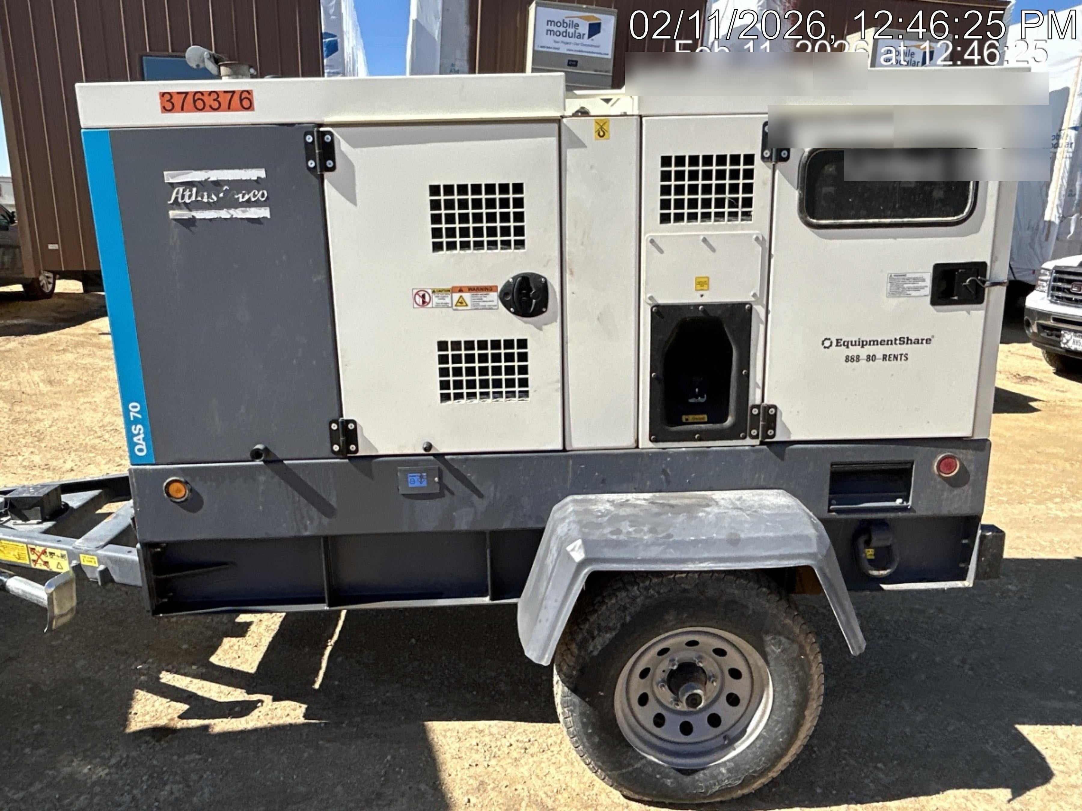 2023 ATLAS COPCO QAS 70
