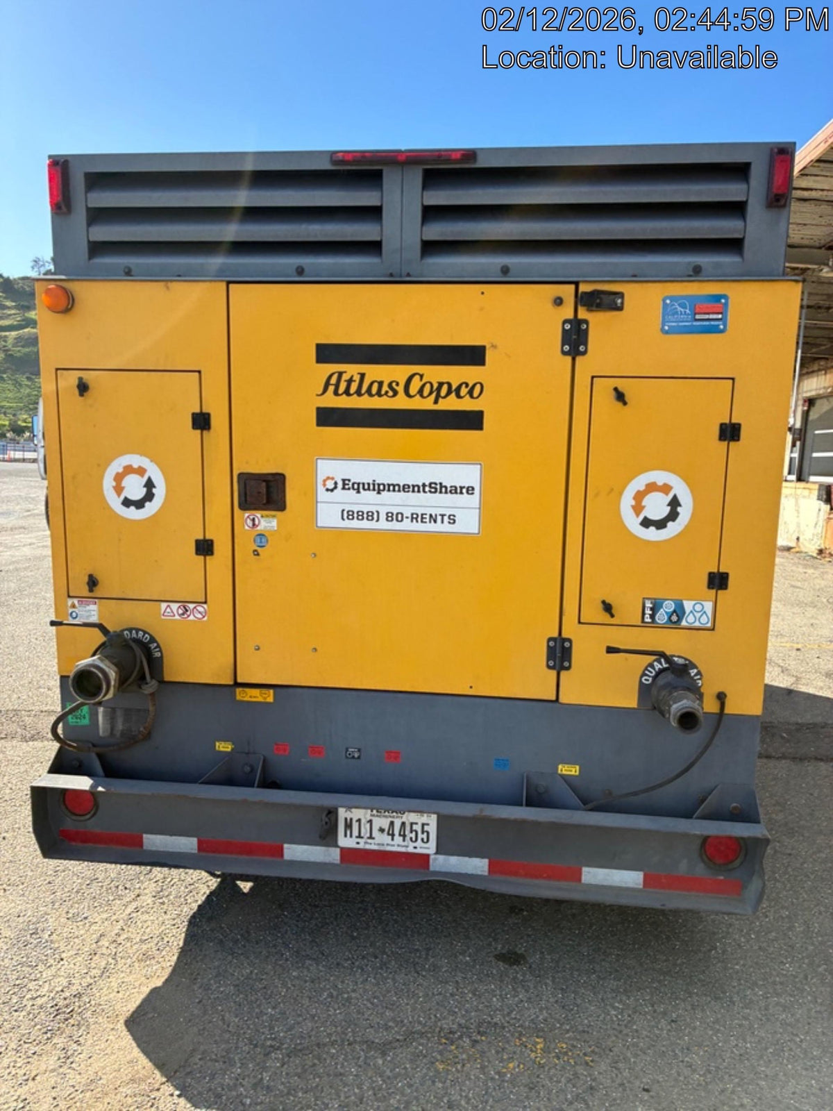 2020 ATLAS COPCO XAS 1800