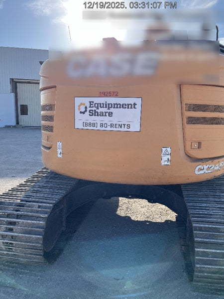 2018 CASE CX245D SR
