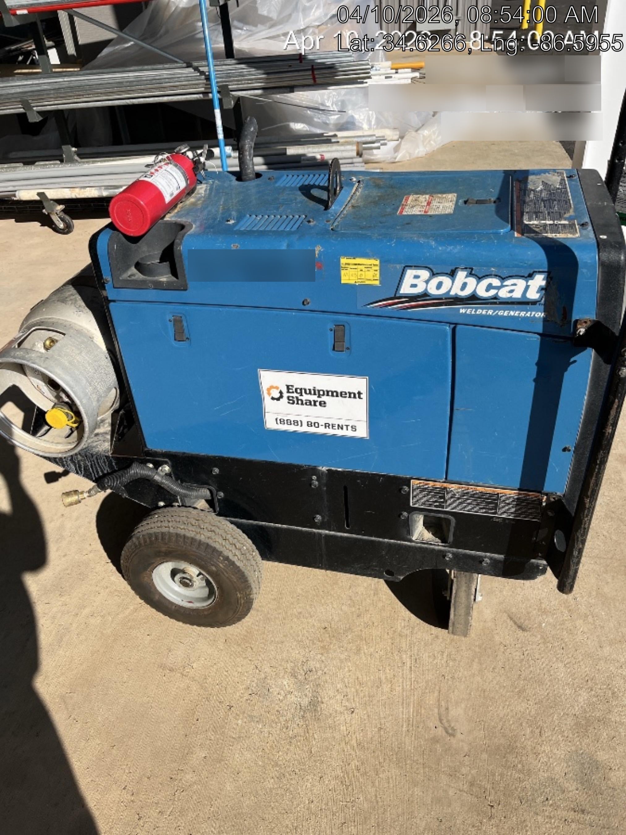 2019 Miller Electric BOBCAT 250 951600 PKG-250 amp Propane Welder, Standard w/Running Gear, Bracket, Hose"250 amp Propane Welder, Standard w/Running Gear, Bracket, Hose