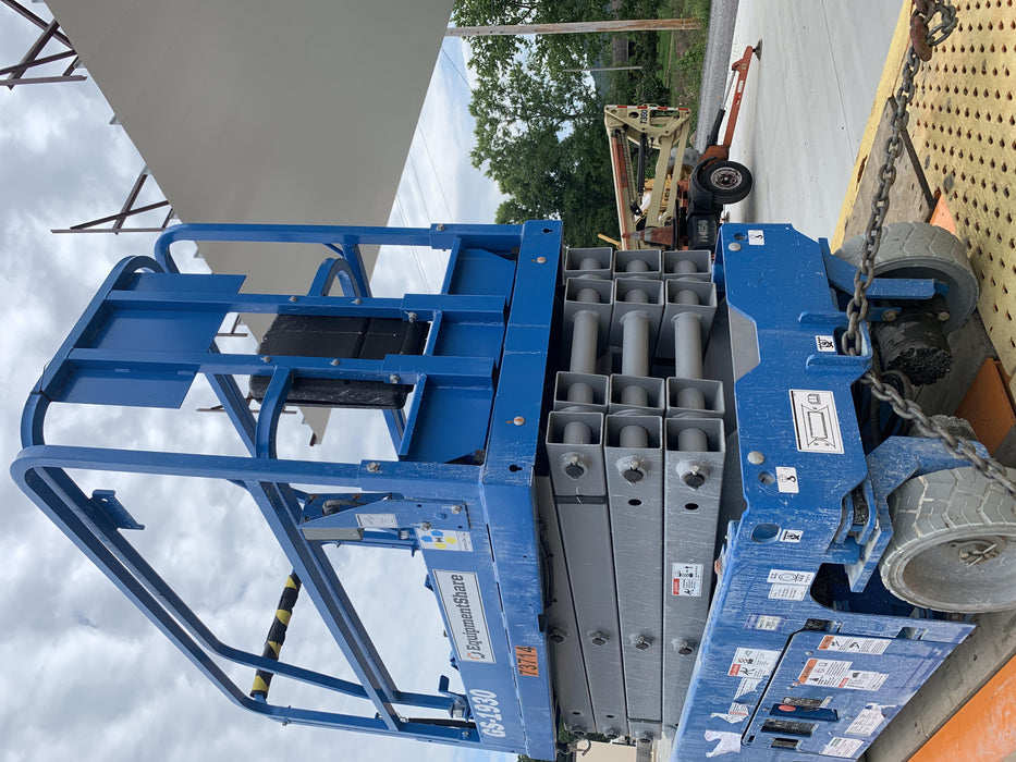 2020 Genie GS-1930 Fixed rails with chain entry gate - Pre A92.20