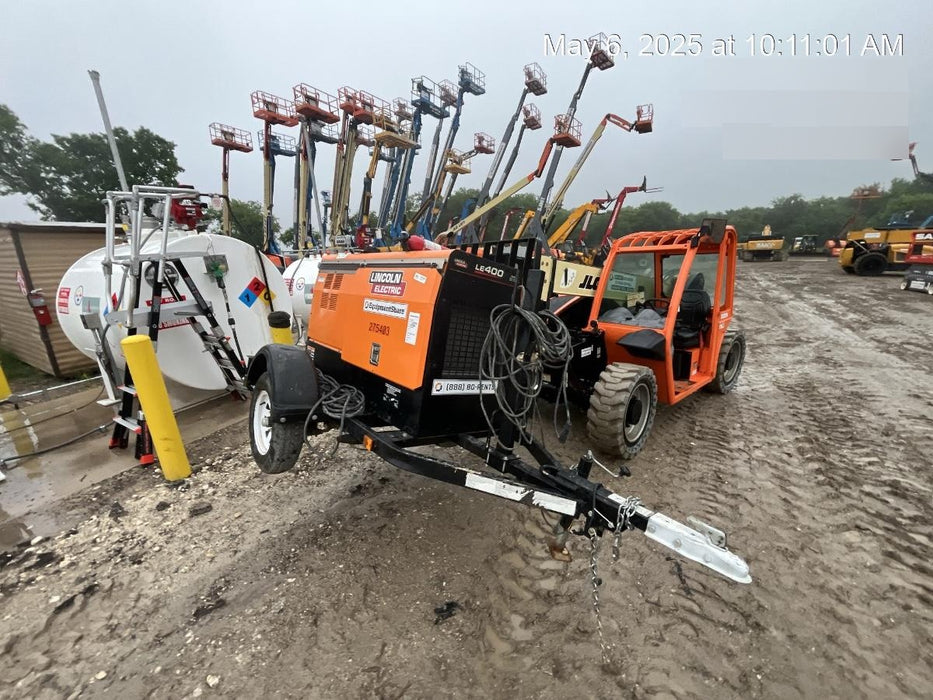 2022 Lincoln Electric LE400 Kubota V1505, Trlr, Cable Rack, Light Kit, ES Decals, T3