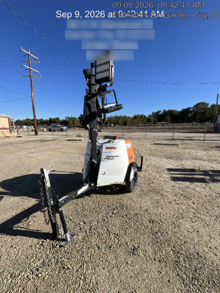 2023 Generac MLT2 Diesel, Flex Switch 120V Input, Powerzone Controller, 
(4) 320W LED Lights, 4kW Generator, 39.9 Gal Fuel Tank, 2" Ball, T3
