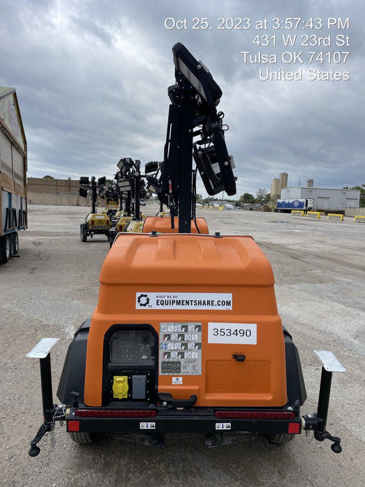 2023 Generac MLT2 Diesel, Flex Switch 120V Input, Powerzone Controller, (4) 320W LED Lights, 4kW Generator, 39.9 Gal Fuel Tank, 2" Ball, T3