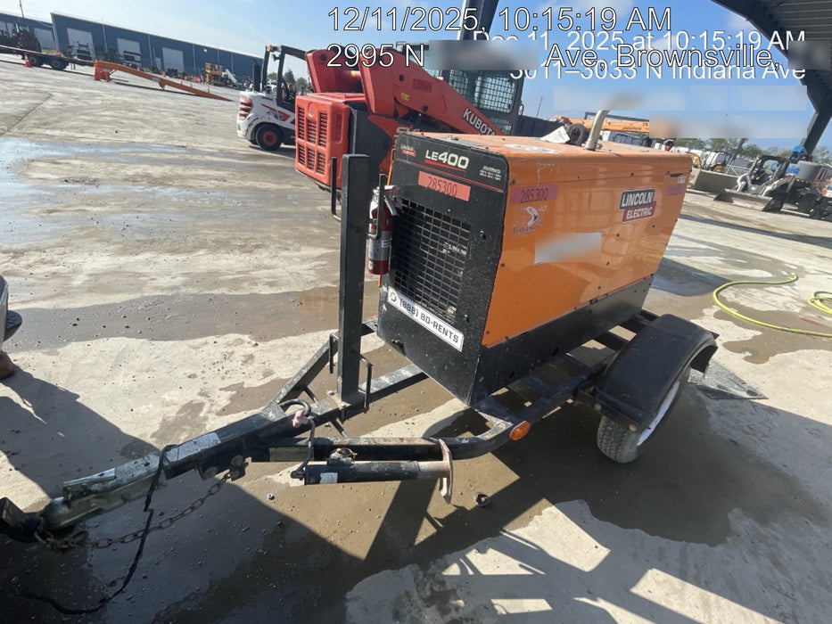 2022 Lincoln Electric LE400 Kubota V1505, Trlr, Cable Rack, Light Kit, ES Decals, T3