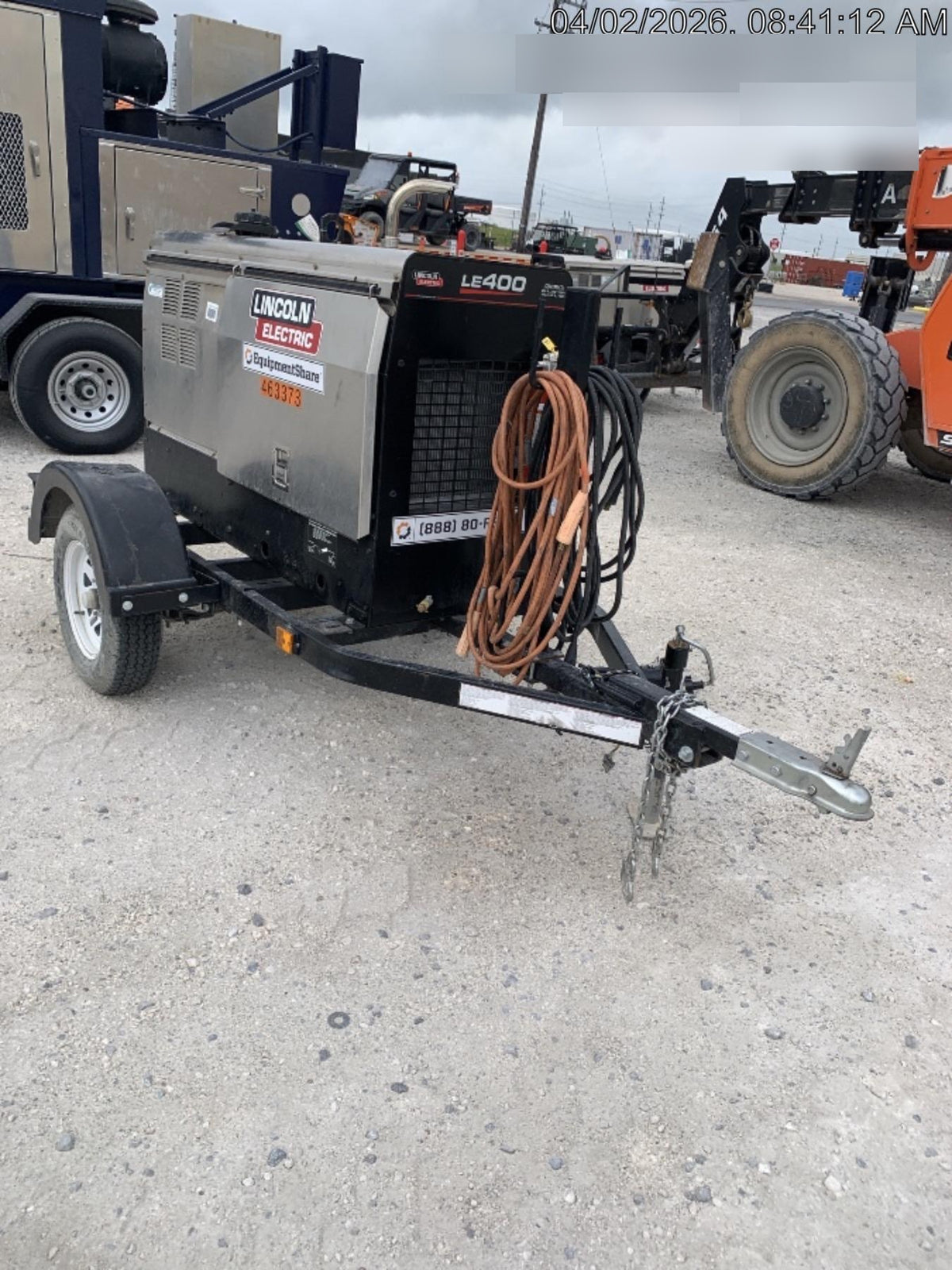 2024 Lincoln Electric LE400 Kubota V1505, Trlr, Cable Rack, Light Kit, ES Decals, T3