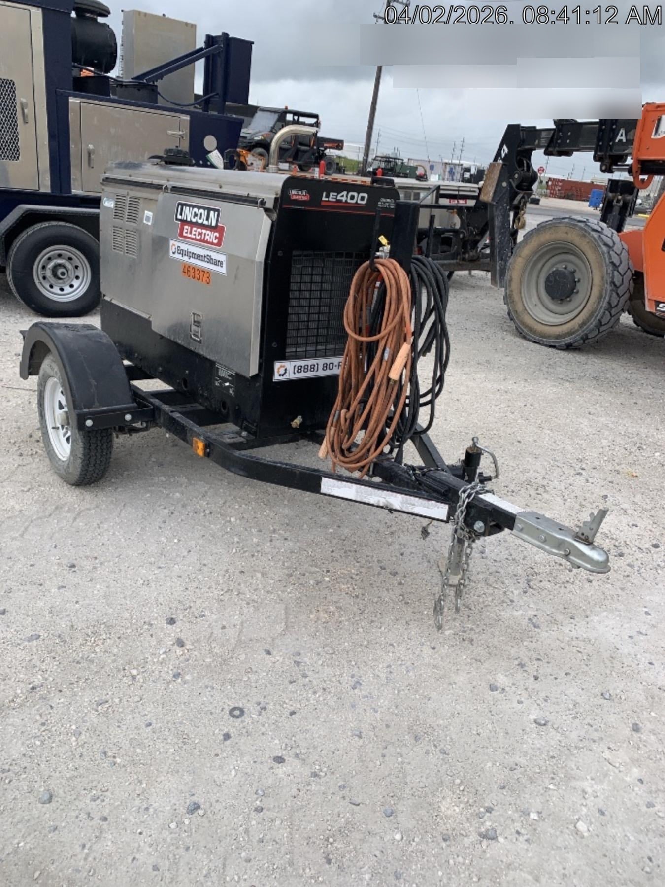 2024 Lincoln Electric LE400 Kubota V1505, Trlr, Cable Rack, Light Kit, ES Decals, T3