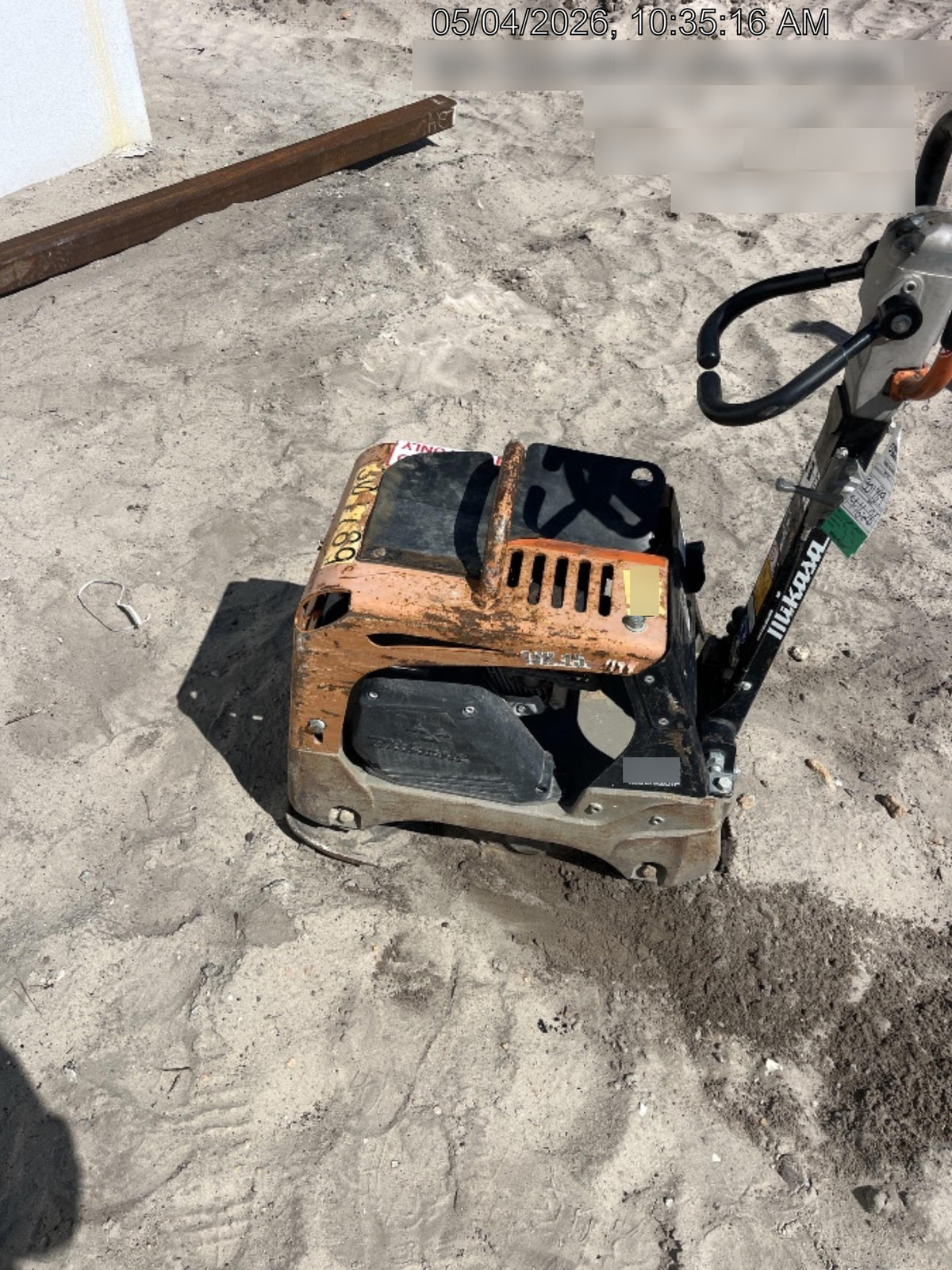 2023 Multiquip MVH158 Honda GX200, 17" Plate, Gas