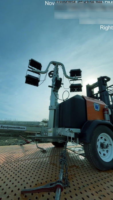 2024 Wanco WLTT-4MM4K Diesel, Deep Sea Controller, Shore Power Plug, Auto Start, (4) 350W LED Floodlights, 4kW Generator, 60 Gal Fuel Tank, 2" Ball, T3