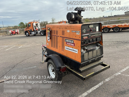 2021 Lincoln Electric Vantage 549X Ready Pak 3, ORANGE (includes trailer, cable rack, fender light kit)