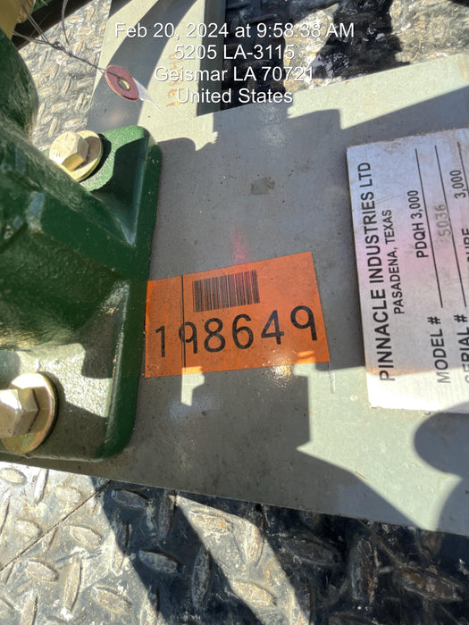 2021 PINNACLE PDQH3000B