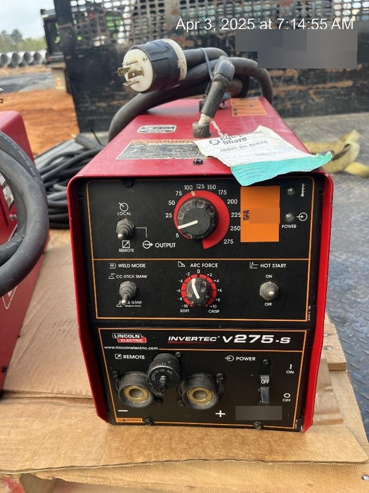 2020 LINCOLN ELECTRIC INVERTEC V275-S