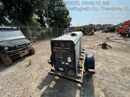 2019 Lincoln Electric Vantage 322 Welder Ready-Pak 3, Two wheel trailer, Fender and Light kit, Cable Rack