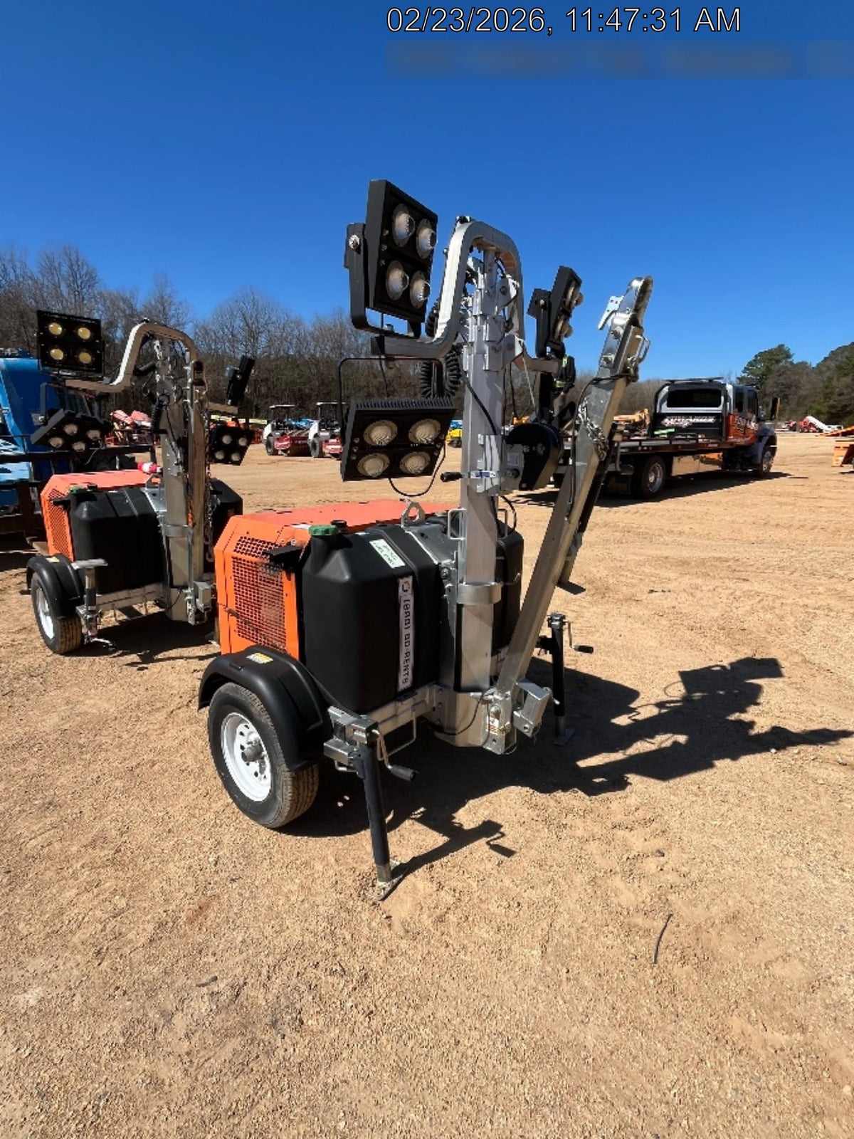 2023 Wanco WLTT-4MM4K Diesel, Deep Sea Controller, Shore Power Plug, Auto Start, (4) 350W LED Floodlights, 4kW Generator, 60 Gal Fuel Tank, 2" Ball, T3