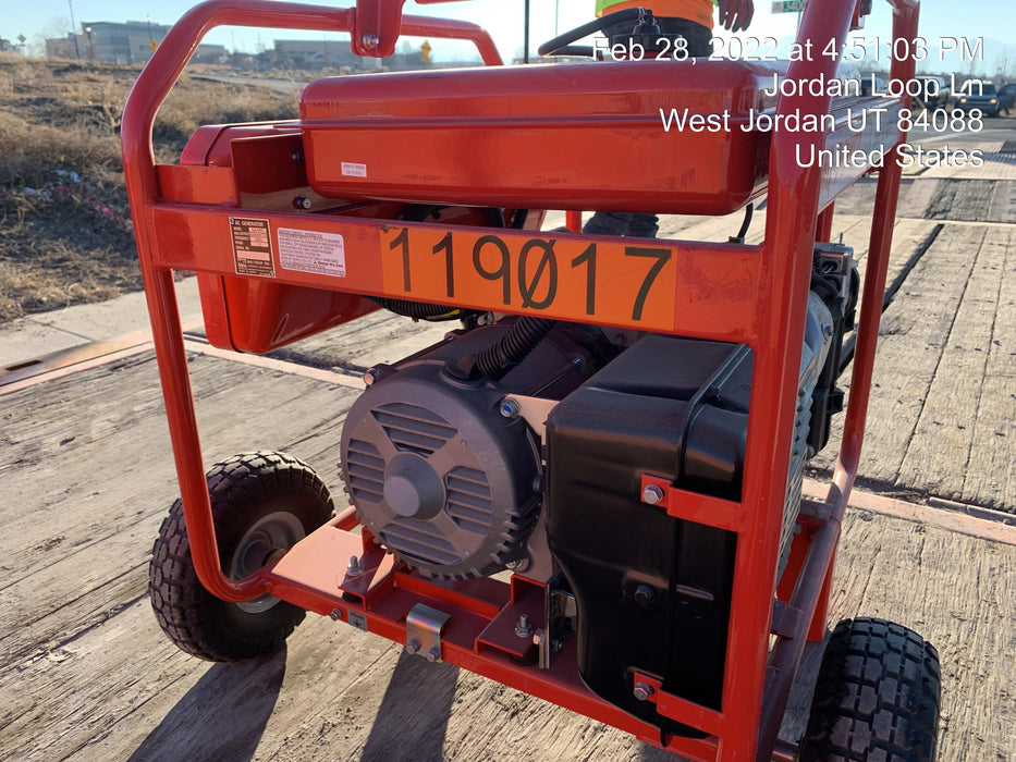 2020 Multiquip GA6HR Gen 6kW Honda GX340 GFCI Wheel Kit