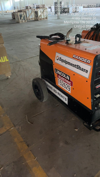 2021 Lincoln Electric Ranger 305 LPG LPG One-Pak (includes undercarriage, tank holder & tank strap) ORANGE