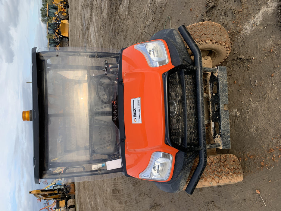 Kubota RTV-X1140W-H 4WD utility cart -LED strobe -Windshield tempered glass -Plastic canopy -Wire harness kit -Backup alarm