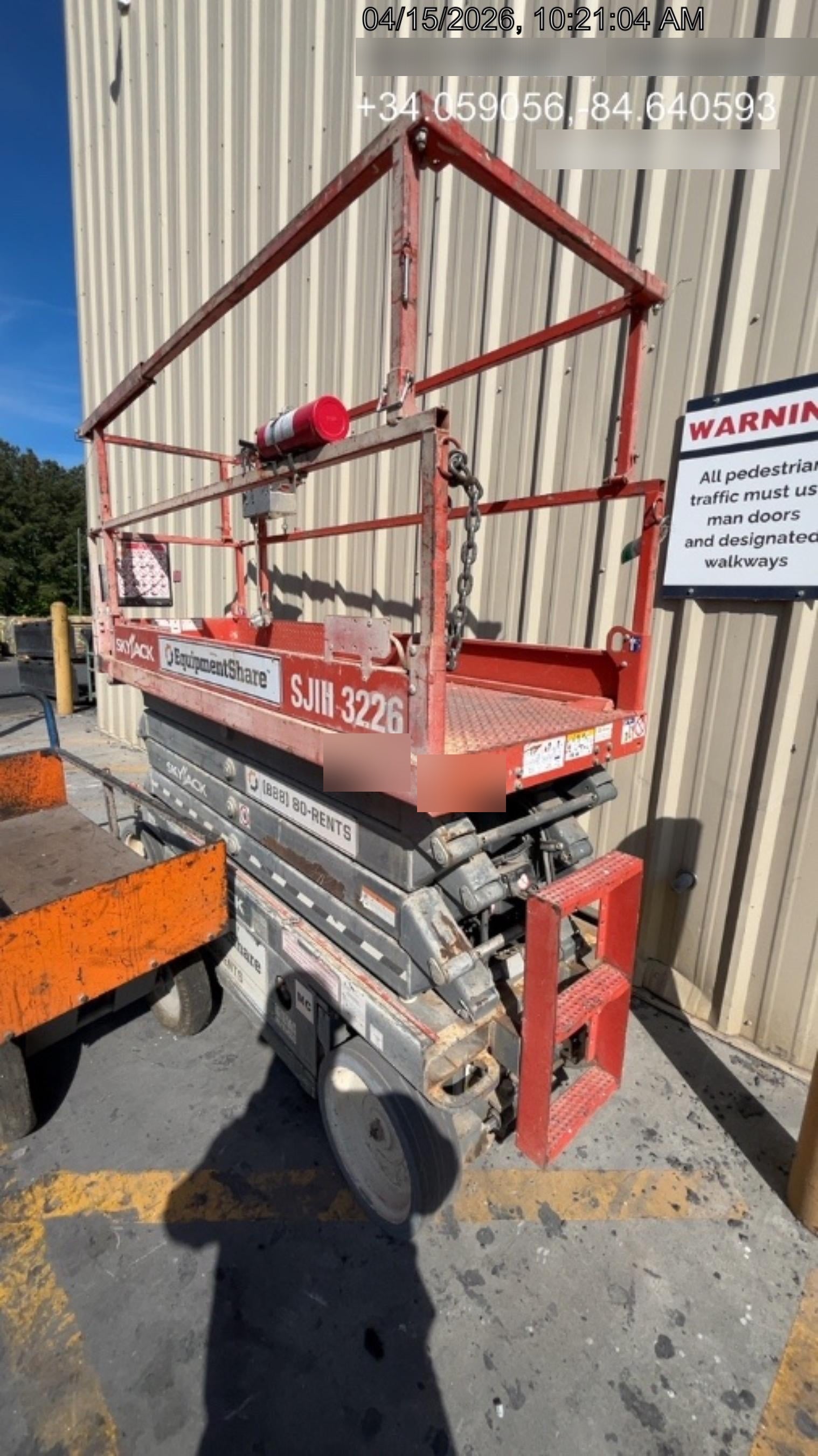 2019 Skyjack SJIII-3226 Standard Options, Trojan Batteries
