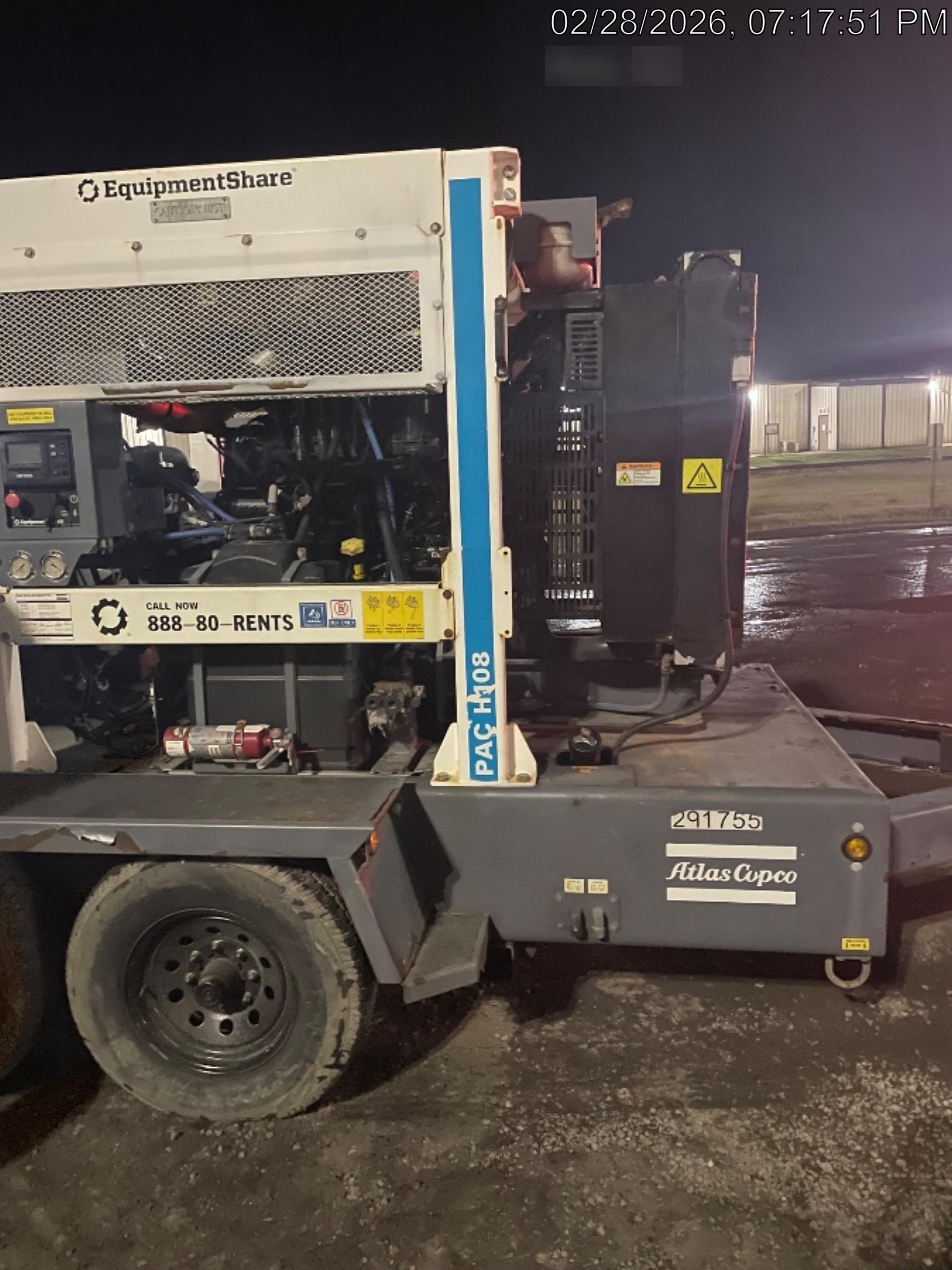 2023 ATLAS COPCO PAC H108 JD