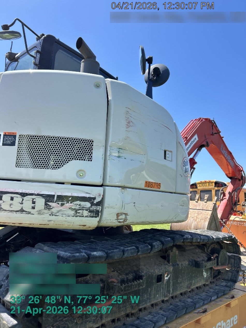 2020 Link-Belt 80X3EX 7'2" ARM, 17.7" rubber tracks, Multi function aux hydraulics
