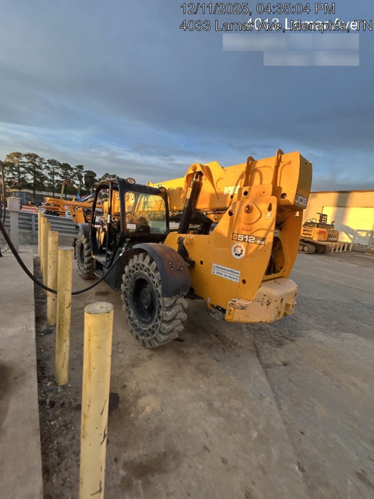 2019 JCB 512-56 Canopy, 109 HP, Solid Tires, STD Worklight, Beacon, Aux Hydraulics, Lifting Eye, Back up Alarm w/66" Carriage/60" Forks