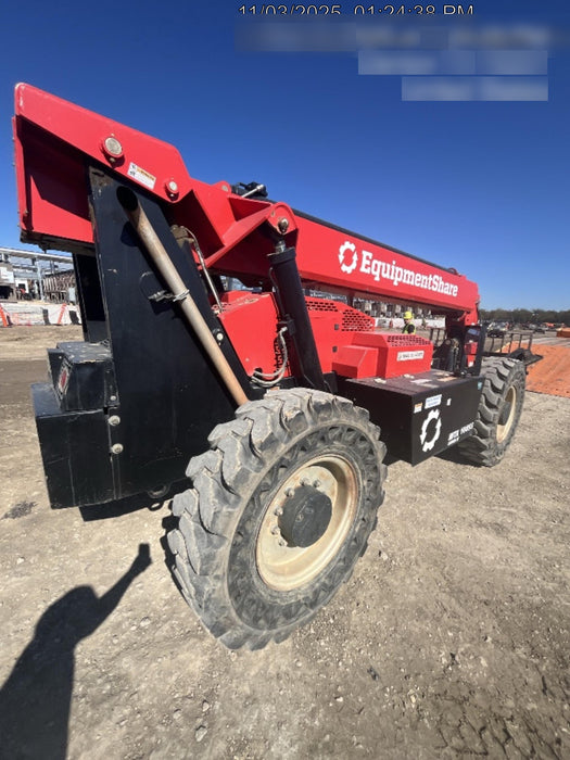 2019 Manitou MTA10055 Canopy, 120 HP, Solid Tires, Work Lights, Lift Hook, Auxiliary Hydraulics 66" Carriage and 60" Forks