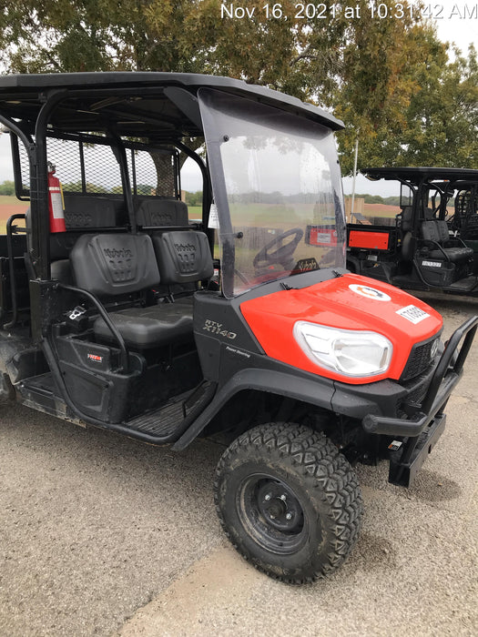 2021 Kubota RTV-X1140W-H Plastic Canopy, Windshield Acrylic Clear, LED Strobe Light, Wire Harness Kit, Back up Alarm