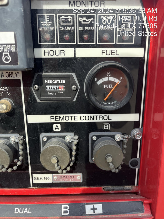 2022 Shindaiwa DGW400MDL Kubota D902 Engine, 23 HP, Dual Op Welder, Wire, Arc, Droop Stick, Tig, and CC Stick Functionality, Simulphase, 3 Phase and 1 Phase Gen Output, Single Axle NB Trlr, Slr Trckl Chrg 12V 12W, Fire Ext