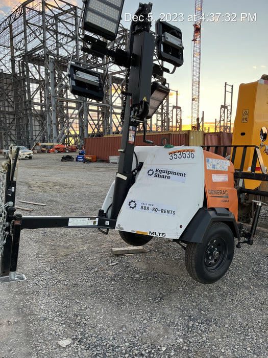 2023 Generac MLT2 Diesel, Flex Switch 120V Input, Powerzone Controller, (4) 320W LED Lights, 4kW Generator, 39.9 Gal Fuel Tank, 2" Ball, T3