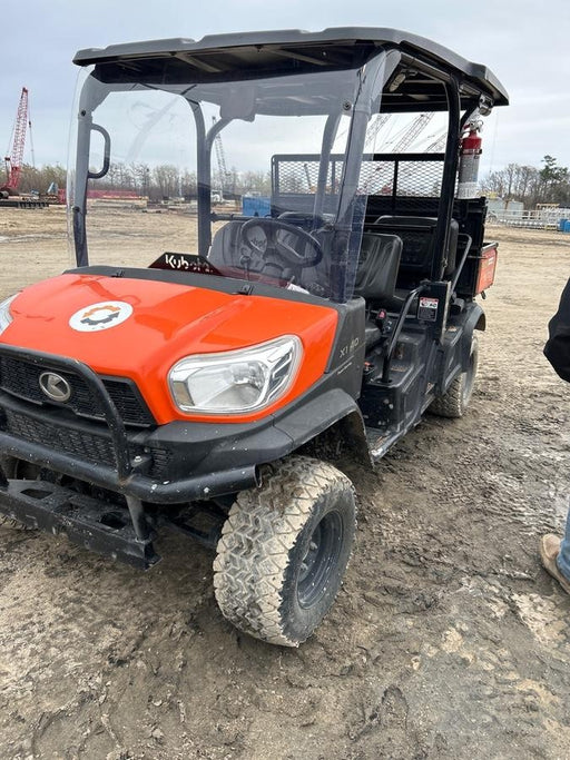 2022 Kubota RTV-X1140W-H Plastic Canopy, Windshield Acrylic Clear, LED Strobe Light, Wire Harness Kit, Back up Alarm