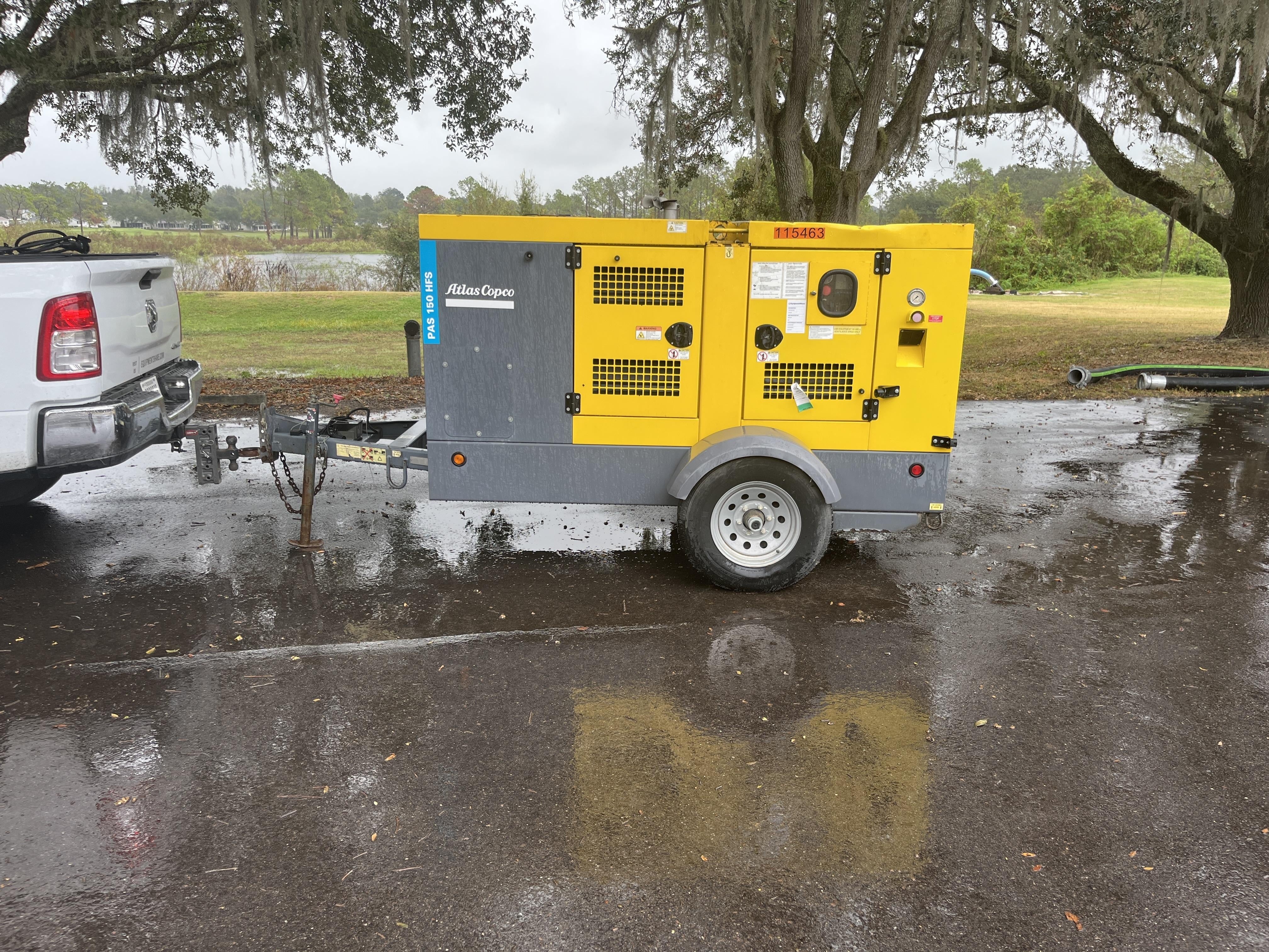 2020 ATLAS COPCO PAS 150 HF CS Enclosed