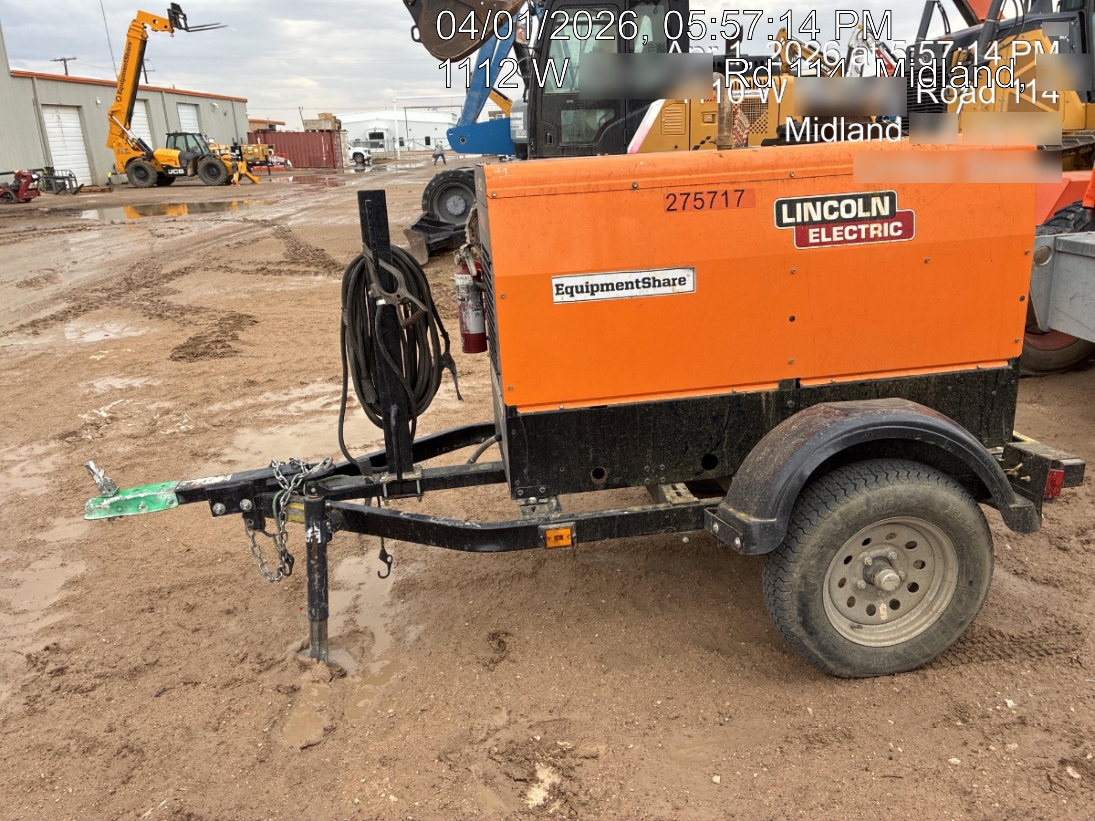 2022 Lincoln Electric LE400 Kubota V1505, Trlr, Cable Rack, Light Kit, ES Decals, T3
