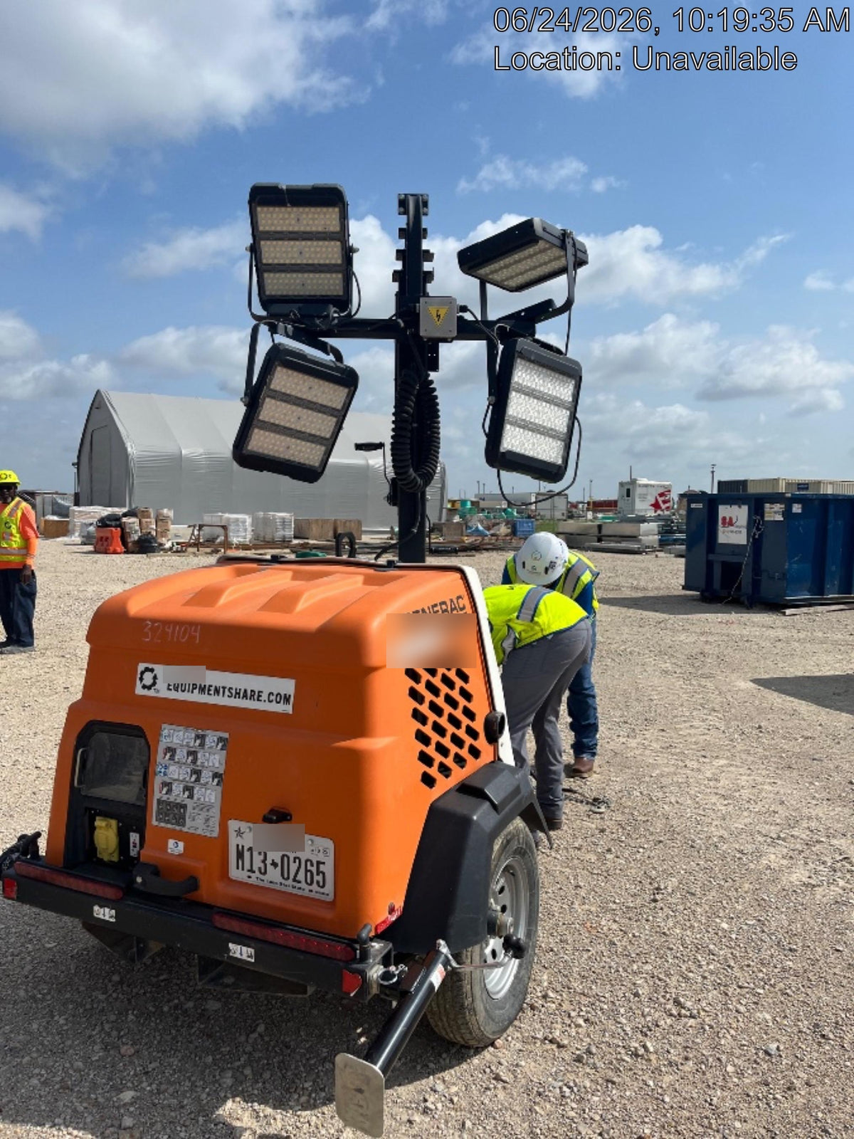 2023 Generac MLT2 Diesel, Flex Switch 120V Input, Powerzone Controller, (4) 320W LED Lights, 4kW Generator, 39.9 Gal Fuel Tank, 2" Ball, T3