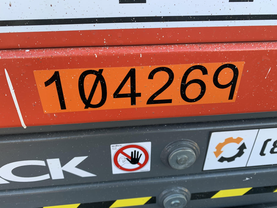 2020 Skyjack SJIII-3220 Solid NM Tires, Half height spring hinged entry gate, Dual Beacons, 6' Powered Extension Deck