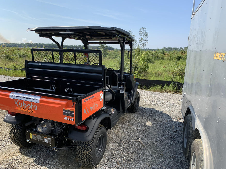 2021 Kubota RTV-X1140W-H Plastic Canopy, Windshield Acrylic Clear, LED Strobe Light, Wire Harness Kit, Back up Alarm