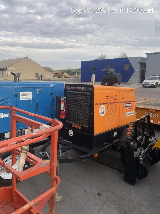 2021 Lincoln Electric Vantage 549X Ready Pak 3, ORANGE (includes trailer, cable rack, fender light kit)