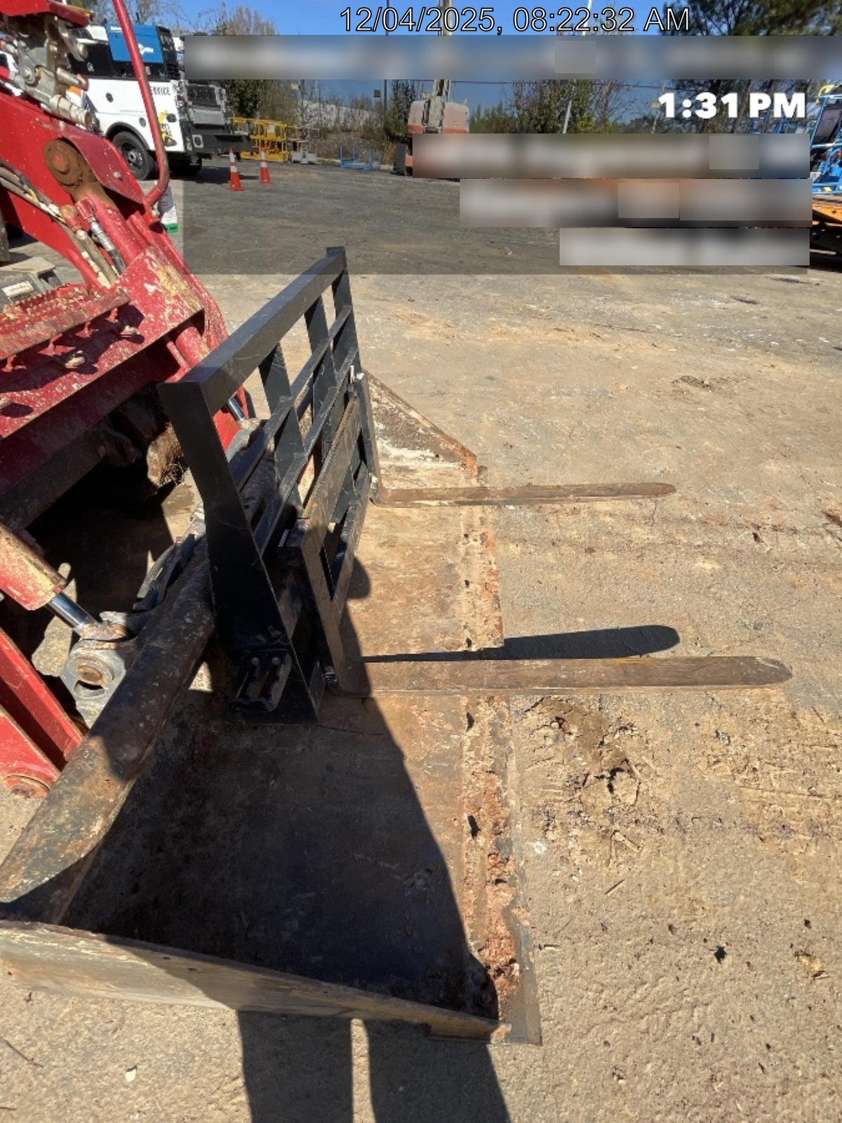 2020 MBD 48" Pallet Fork Frame