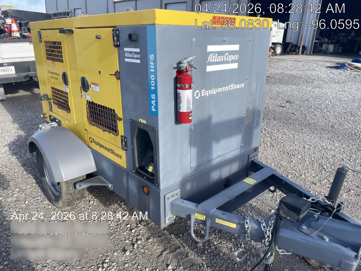 2021 ATLAS COPCO PAS 100 HF CS Enclosed